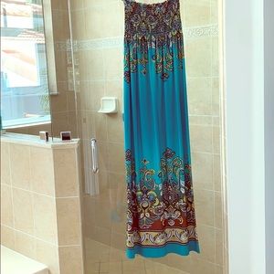 Turquoise Maxi Dress by Venus
